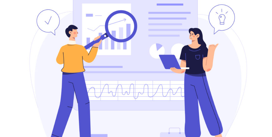 Company employees use web search to find ideas for doing busines